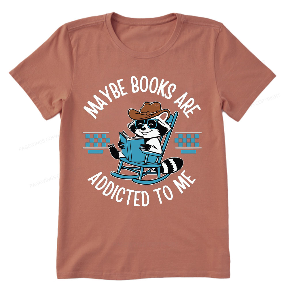 Pagewing Books Are Addicted To Me Unisex Classic T-shirt