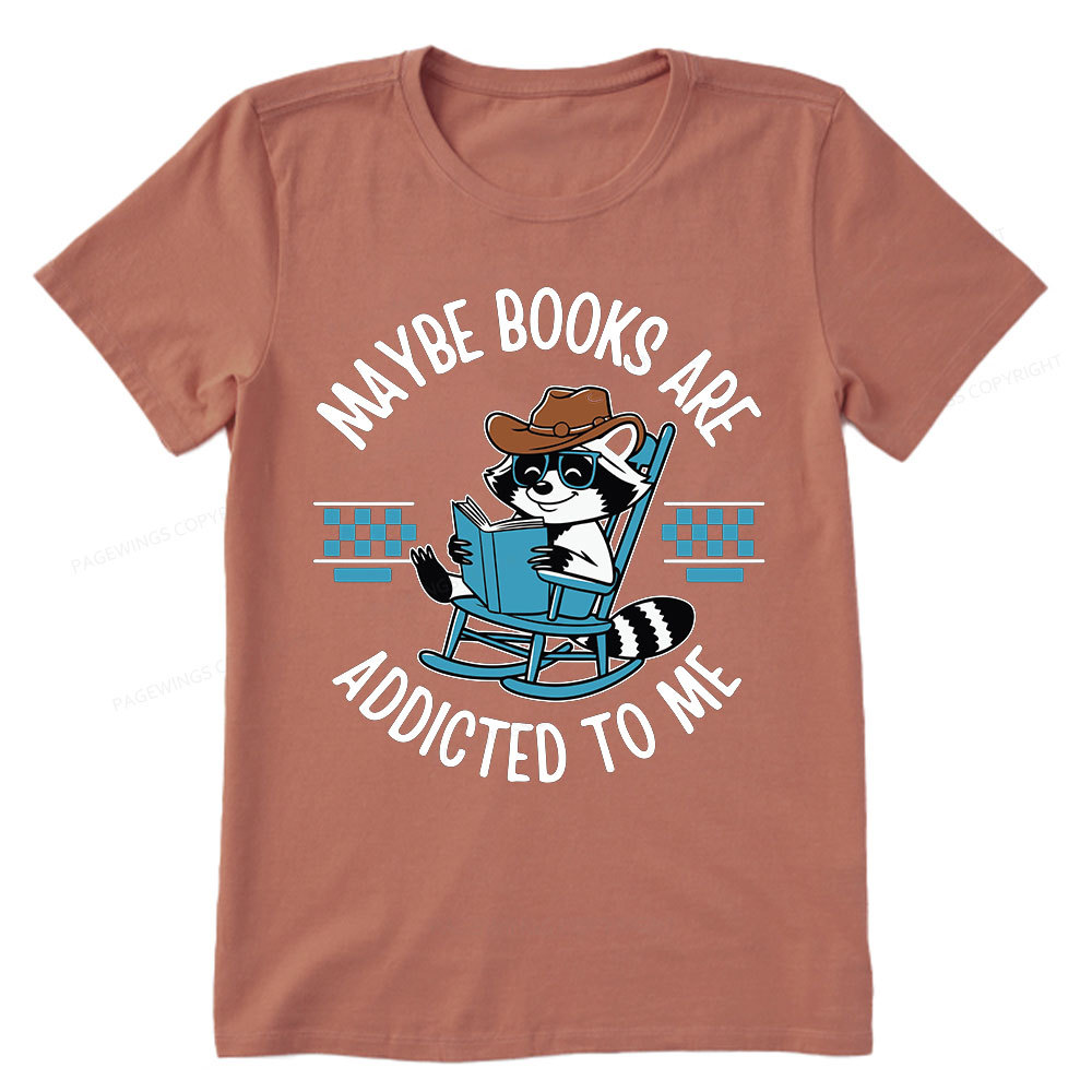 Pagewing Books Are Addicted To Me Unisex Classic T-shirt