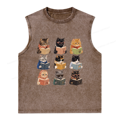 Pagewings I Literally Wrote A Book To Warn Unisex Washed Tank Top
