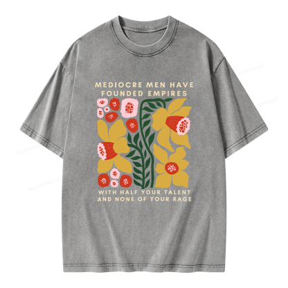 Pagewings With Half Your Talent Unisex Washed T-shirt
