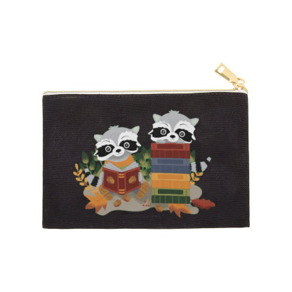 Pagewings Two Raccoons with Books Pouch