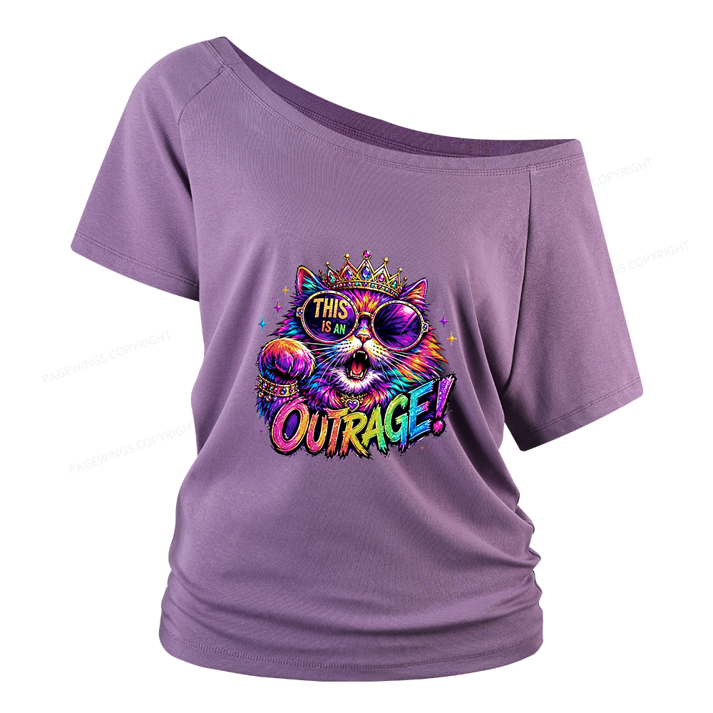 Pagewings Sci-Fi Book Lover Women Off Shoulder T-shirts