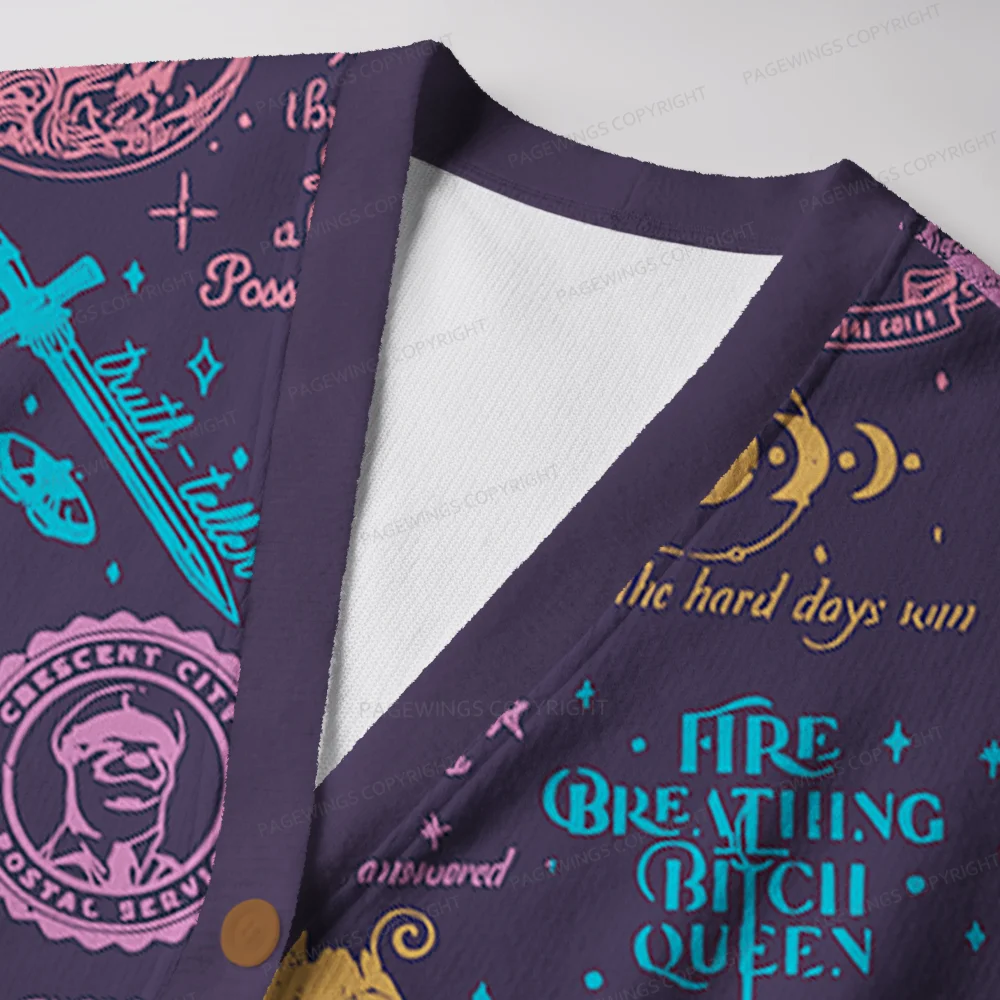 Pagewings Fantasy Unisex Ugly Cardigan Sweaters