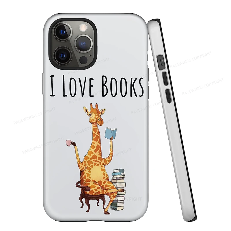 Pagewings I Love Books Phone Case