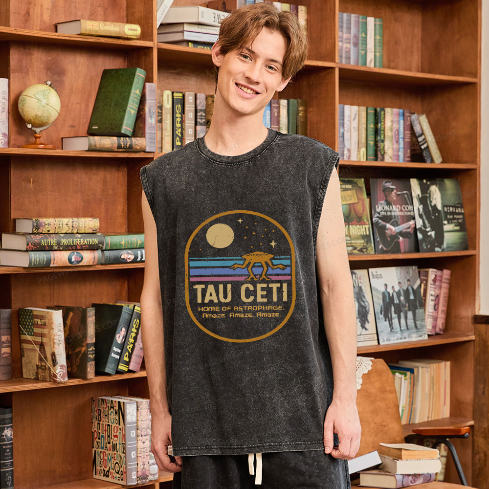 Pagewings Amaze Unisex Washed Tank Top