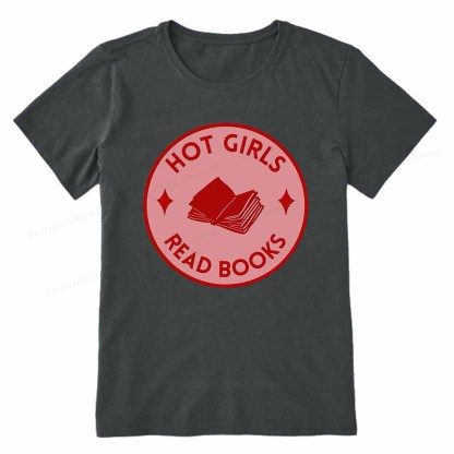 Pagewings Hot Girls Read Books Unisex Classic T-shirt