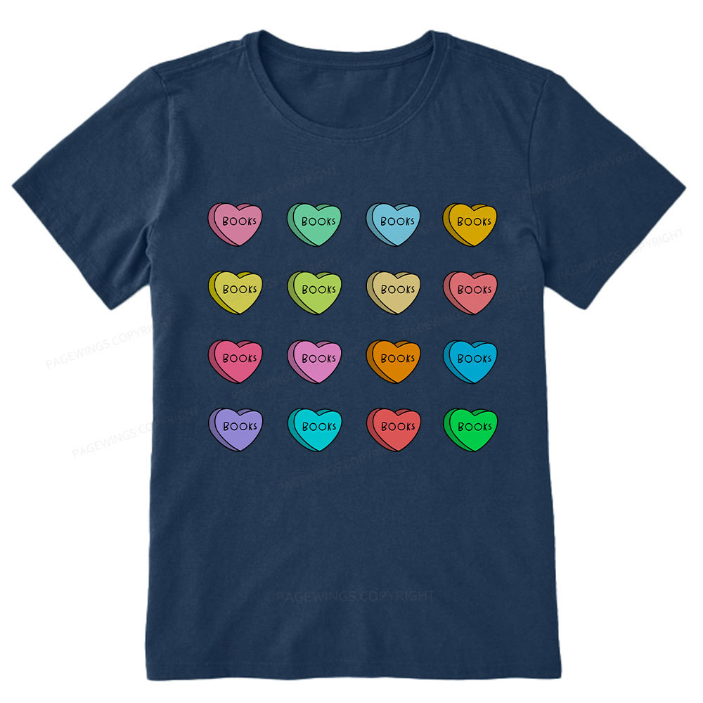 Pagewings Valentine's Day Librarian Unisex Classic T-shirt