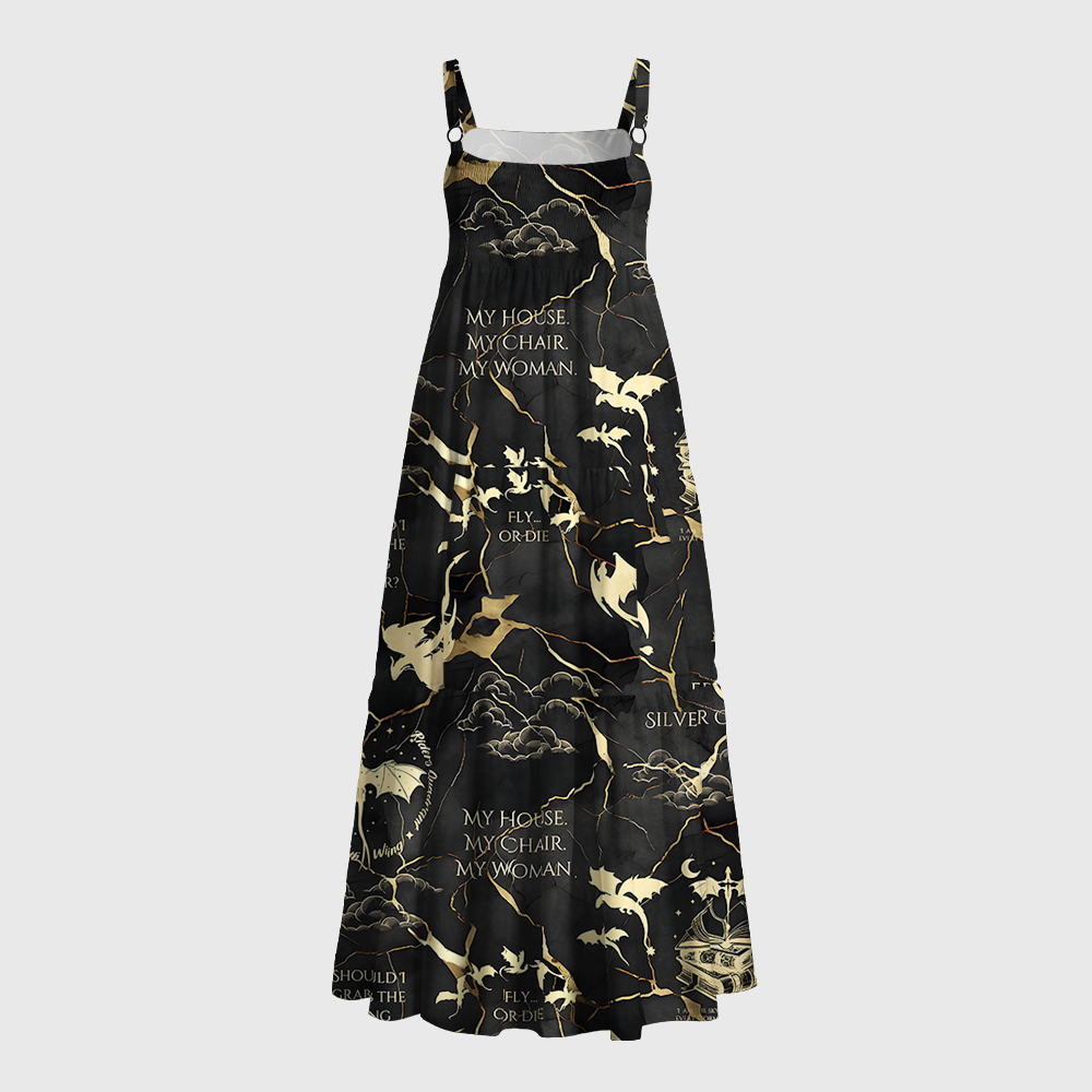 Pagewings Fantasy Novel Lover Maxi Dress