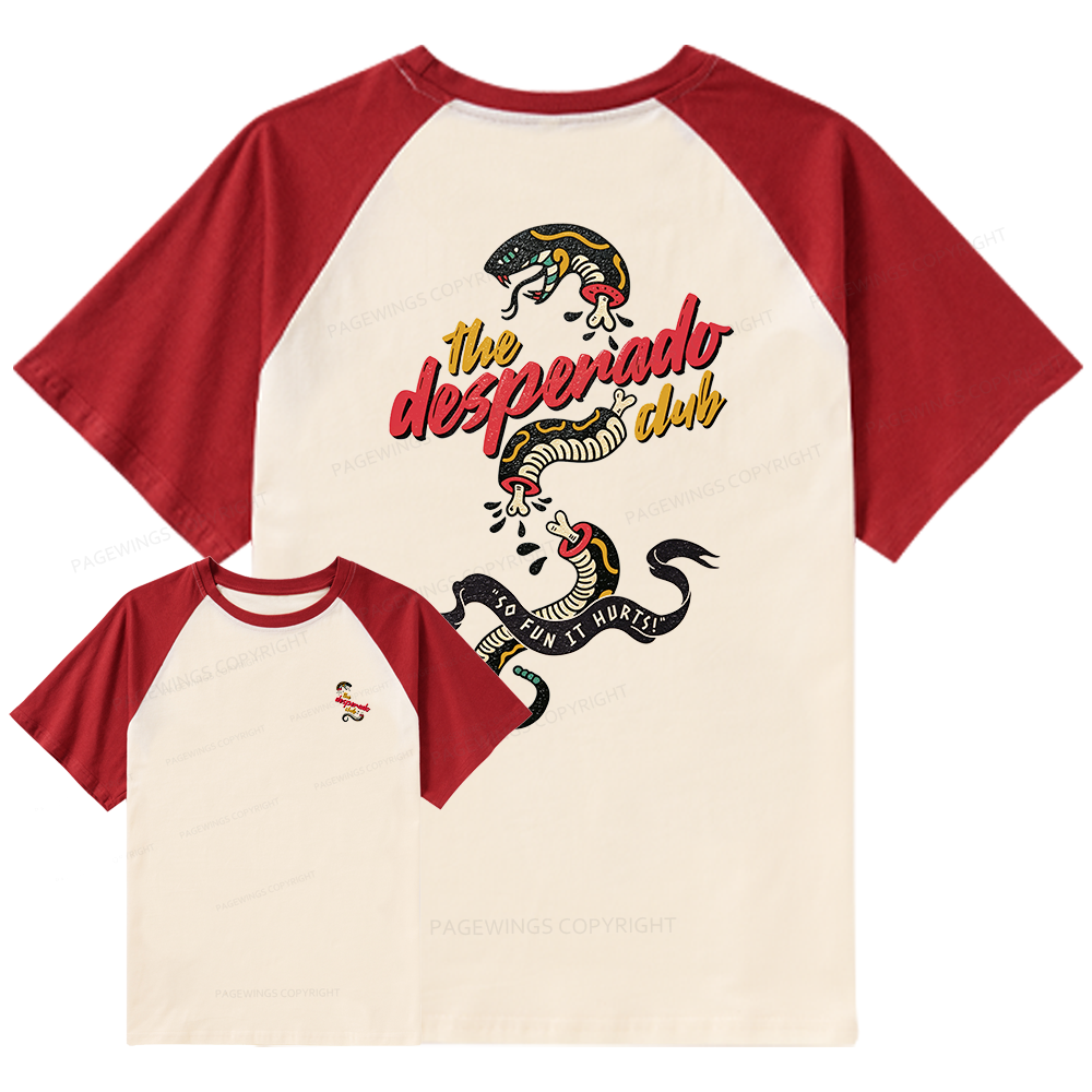 Pagewings The Desperado Club Raglan T-shirt