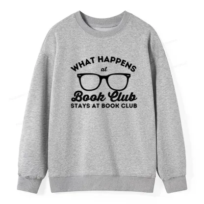 Pagewings What Happens At Book Club Unisex Classic Sweatshirt
