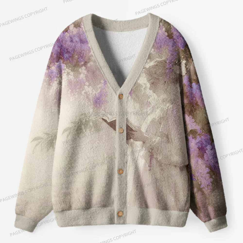 Pagewings Book Girl Unisex Ugly Cardigan Sweaters