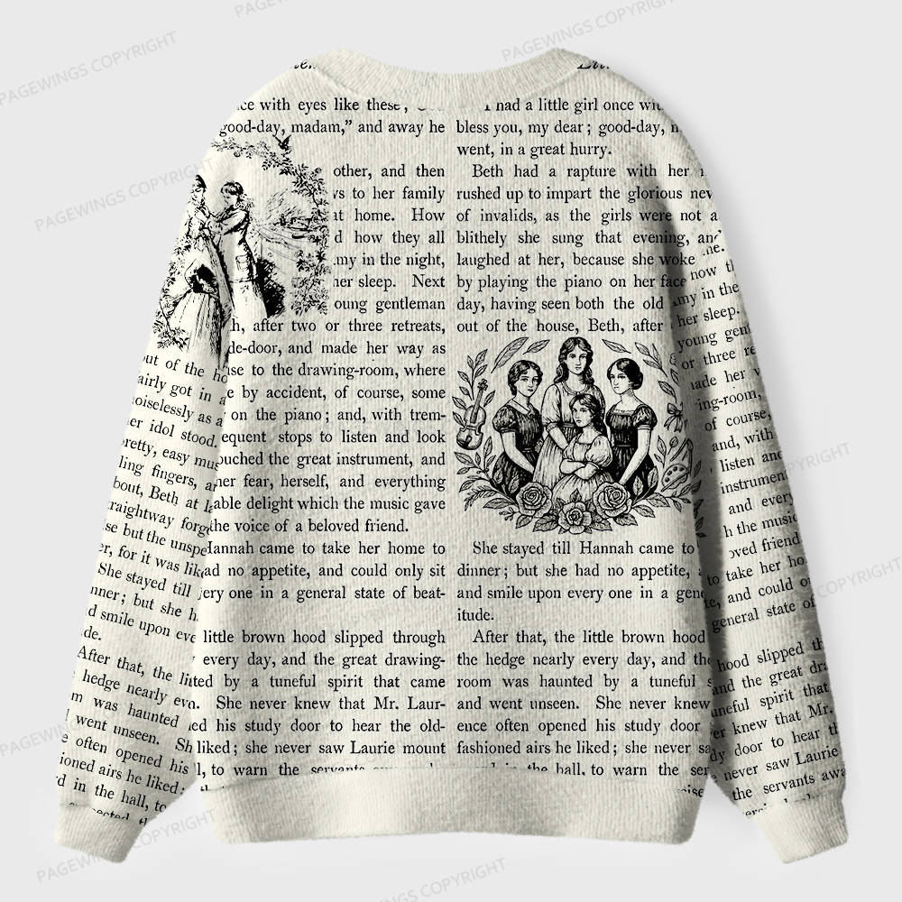 Pagewings Literary Unisex Cardigan Sweaters