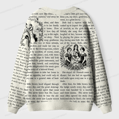 Pagewings Literary Unisex Cardigan Sweaters