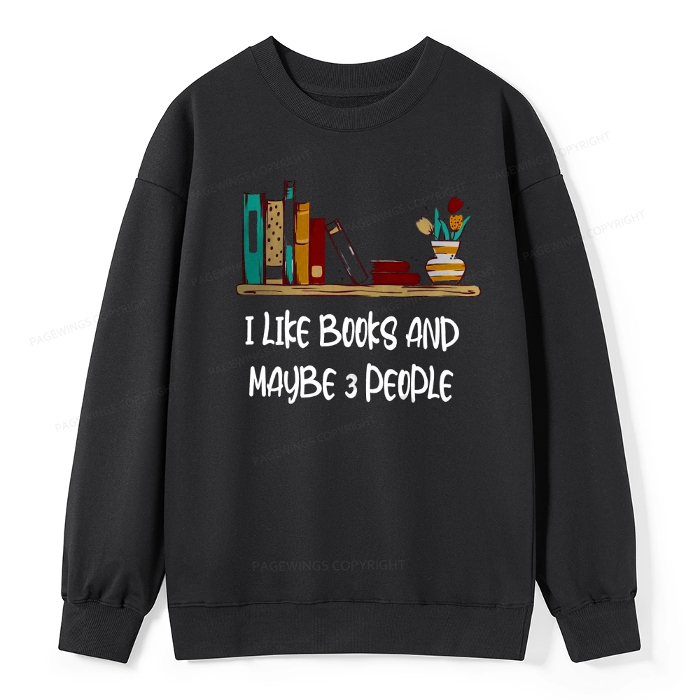 Pagewings  I Like Books World Unisex Classic Sweatshirt