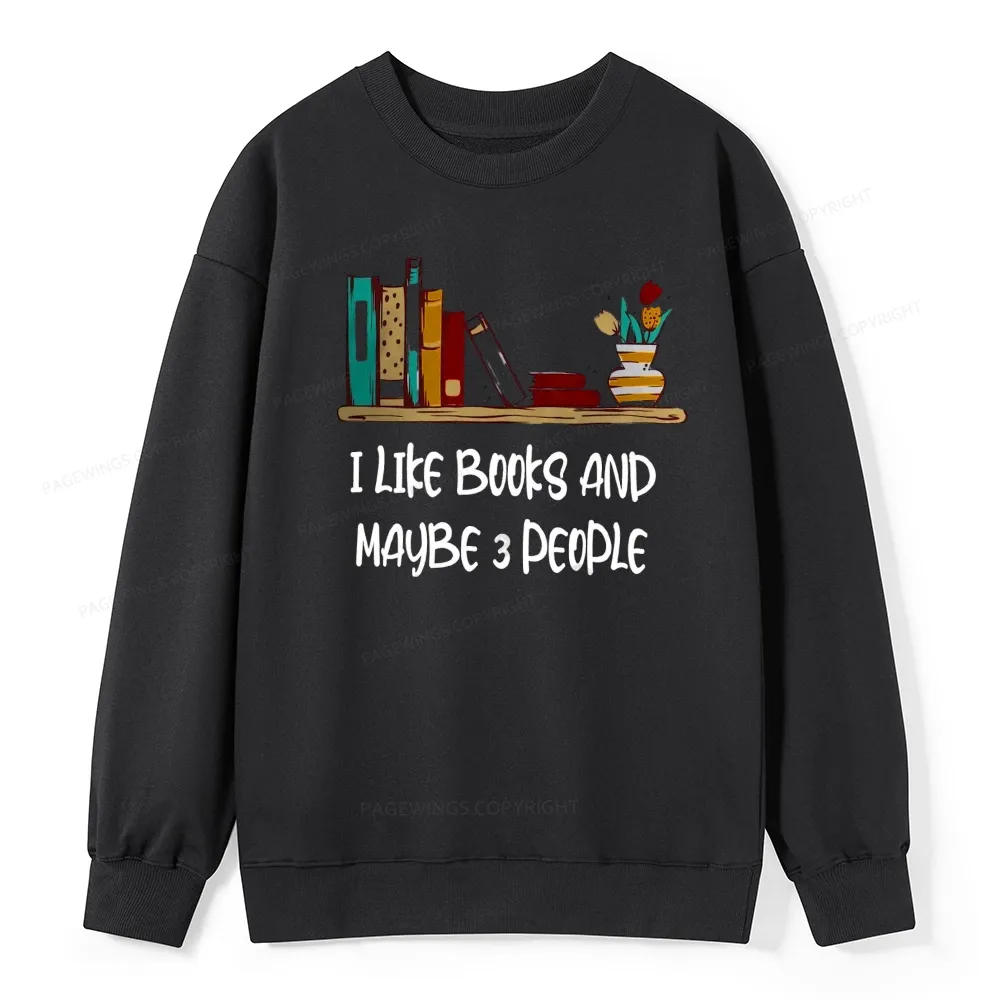 Pagewings  I Like Books World Unisex Classic Sweatshirt