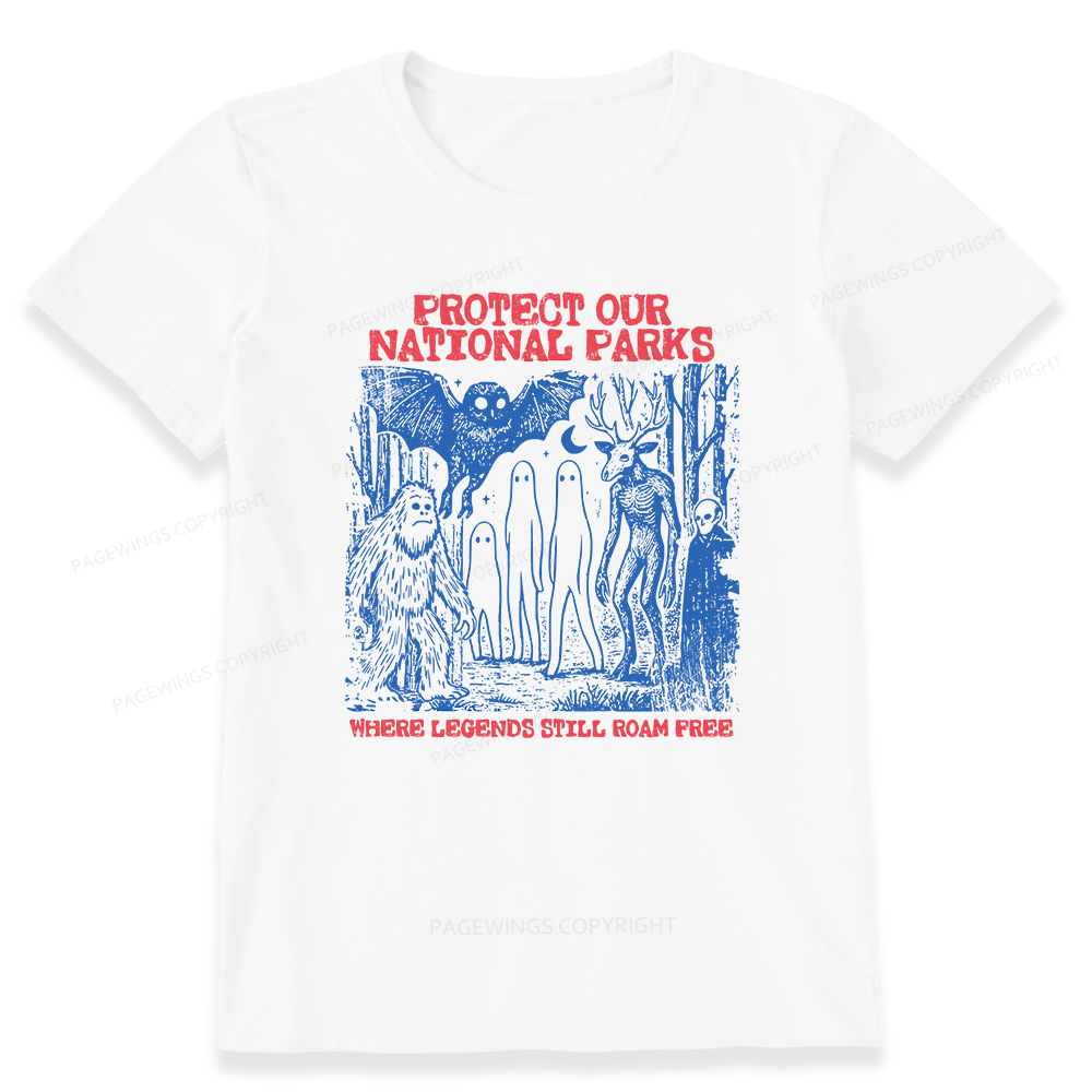 Pagewings Protect Our Parks Vintage Camping Unisex Classic T-shirt