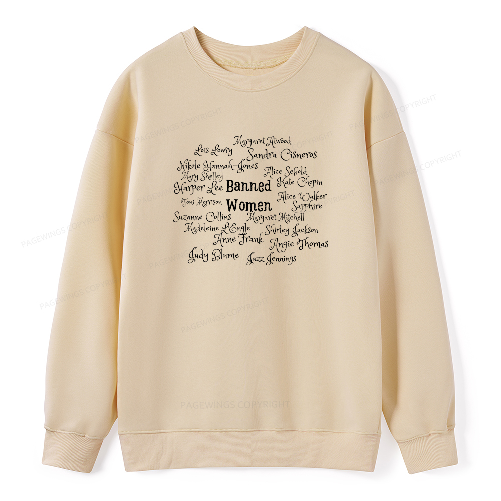 Pagewings Banned books Unisex Classic Sweatshirt