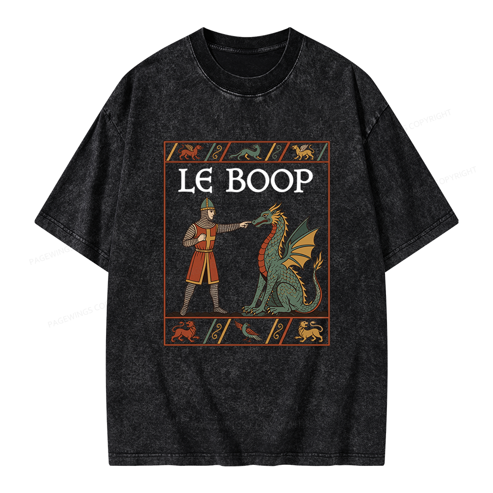Pagewings Le Boop Unisex Washed T-shirt