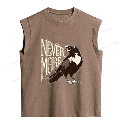 Pagewings Nevermore Women's Washed Tank Top