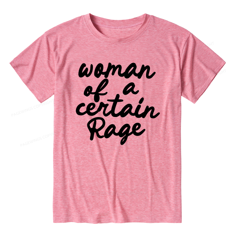 Pagewings Woman of a Certain Rage Unisex Heather T-Shirt