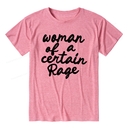 Pagewings Woman of a Certain Rage Unisex Heather T-Shirt