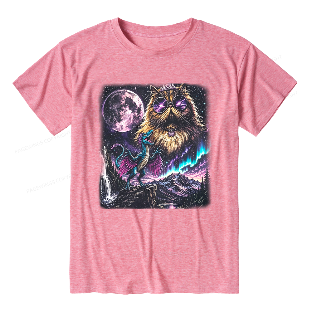 Pagewings Sci Fi Books Lover Unisex Heather T-Shirt
