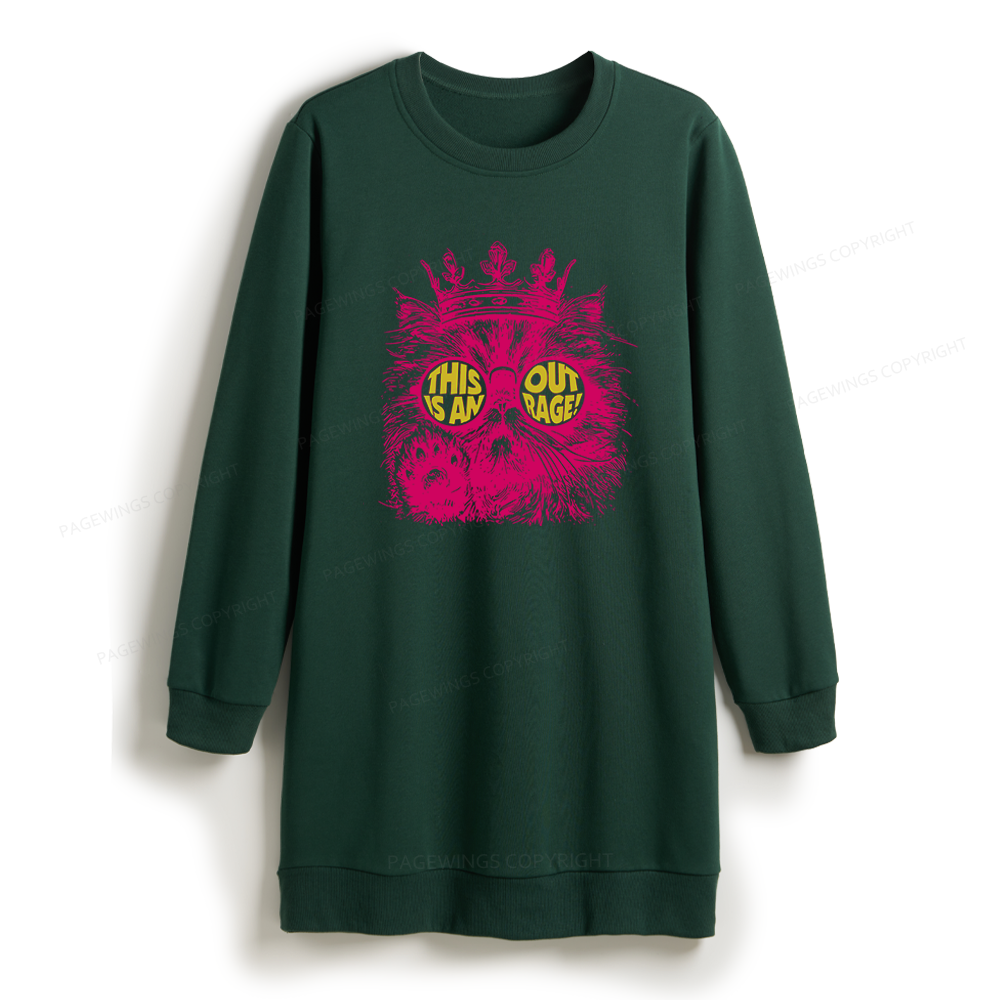 Pagewings Sci Fi Book Lover Sweatshirt Dress