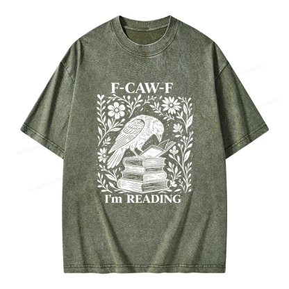Pagewings I'm Reading Unisex Washed T-shirt