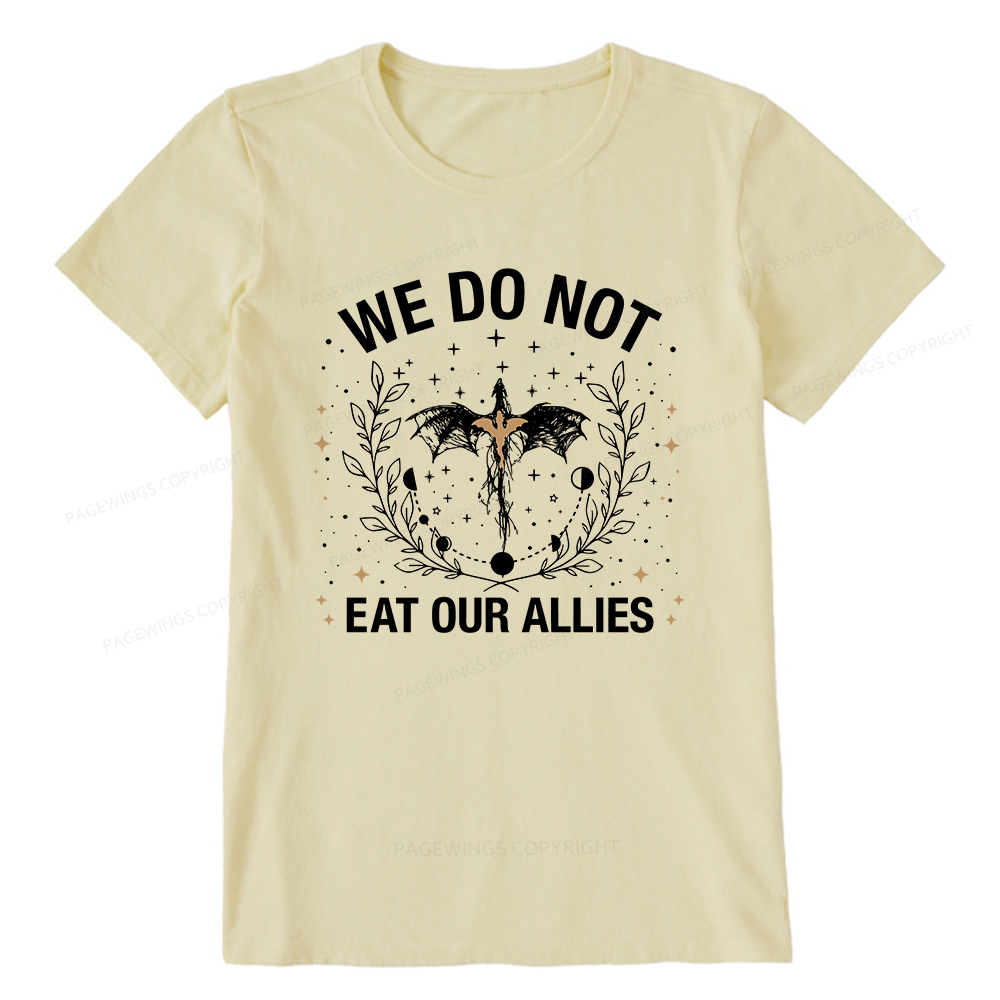 Pagewings We Do Not Eat Our Allies Unisex Classic T-shirt