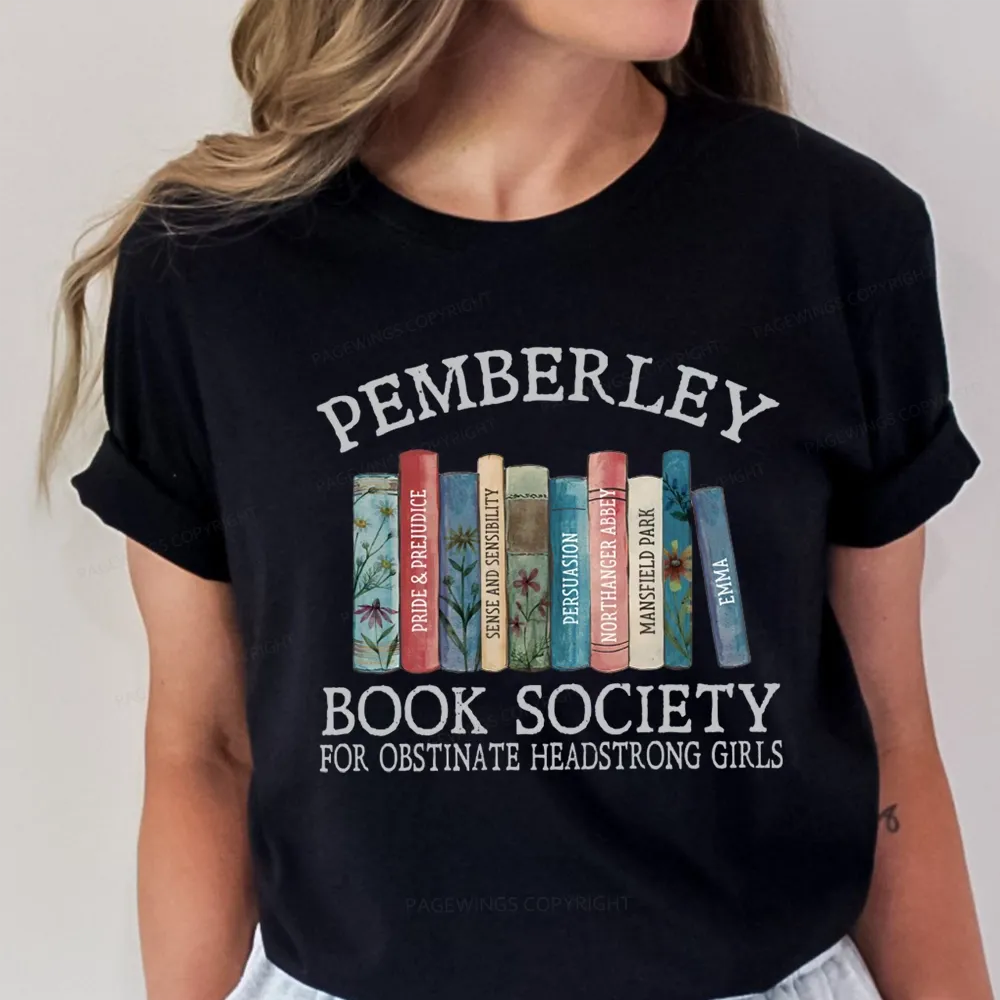 Pagewings Pemberley Book Society Unisex Classic T-shirt