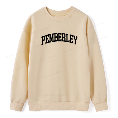 Pagewings Pride and Prejudice Pemberley Bookworm Unisex Classic Sweatshirt