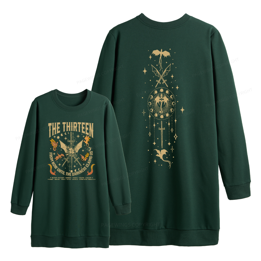 Pagewings Fantasy Sweatshirt Dress