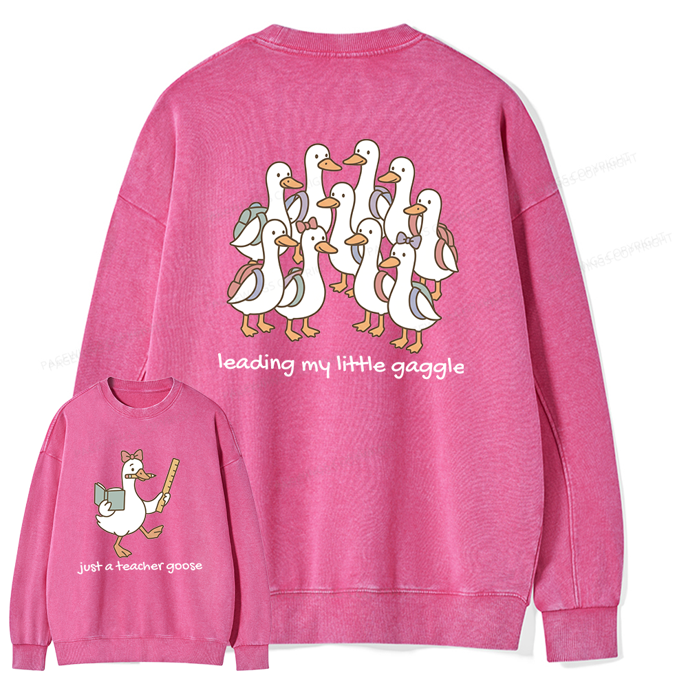 Pagewings Back to School Unisex Washed Sweatshirt