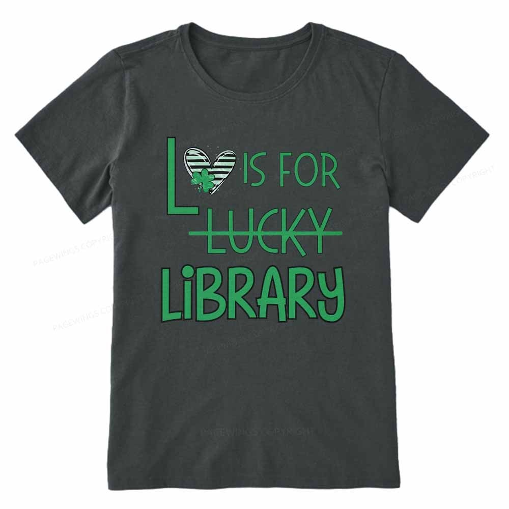Pagewings St Patricks Day Librarian Tshirt Unisex Classic T-shirt