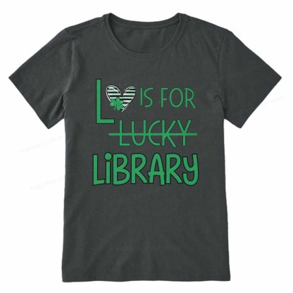 Pagewings St Patricks Day Librarian Tshirt Unisex Classic T-shirt
