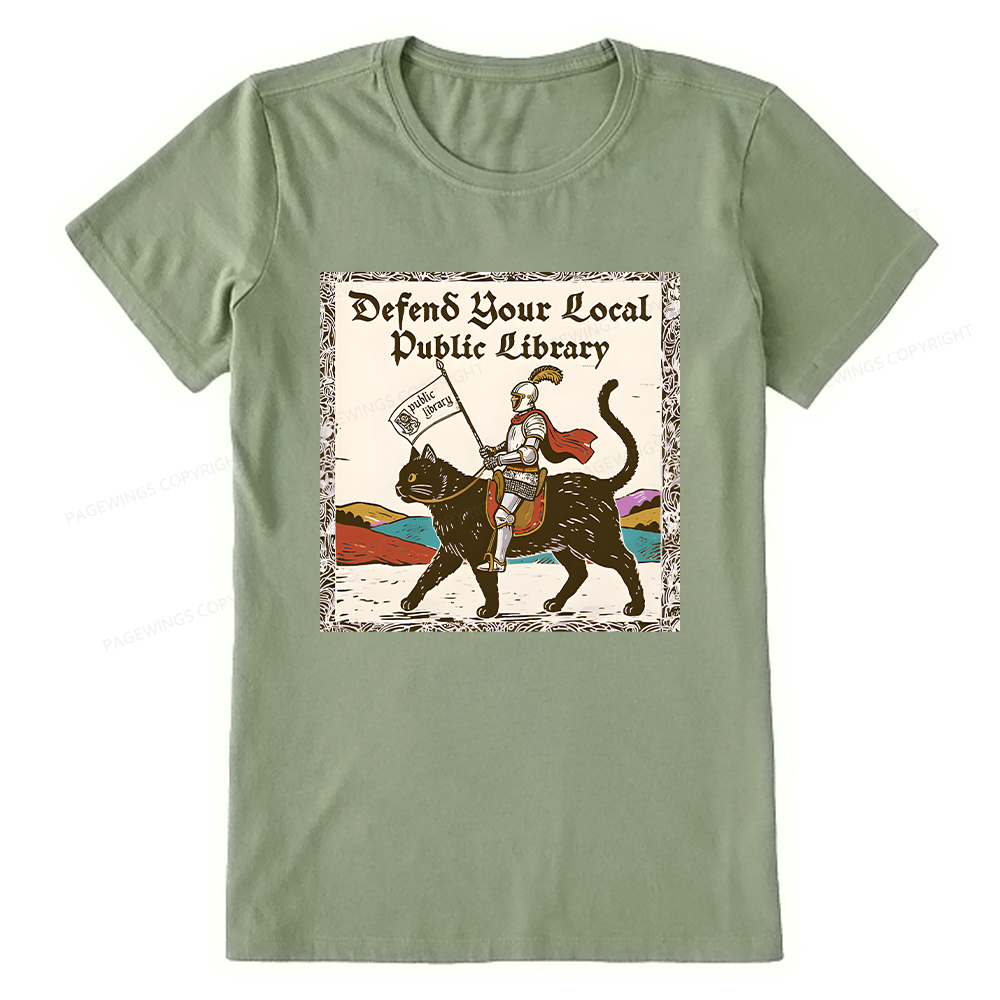 Pagewings Defend Your Local Public Library Unisex Classic T-shirt
