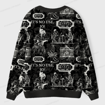 Pagewings It's No Use Jo Unisex Cardigan Sweaters