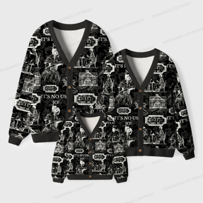 Pagewings It's No Use Jo Unisex Cardigan Sweaters