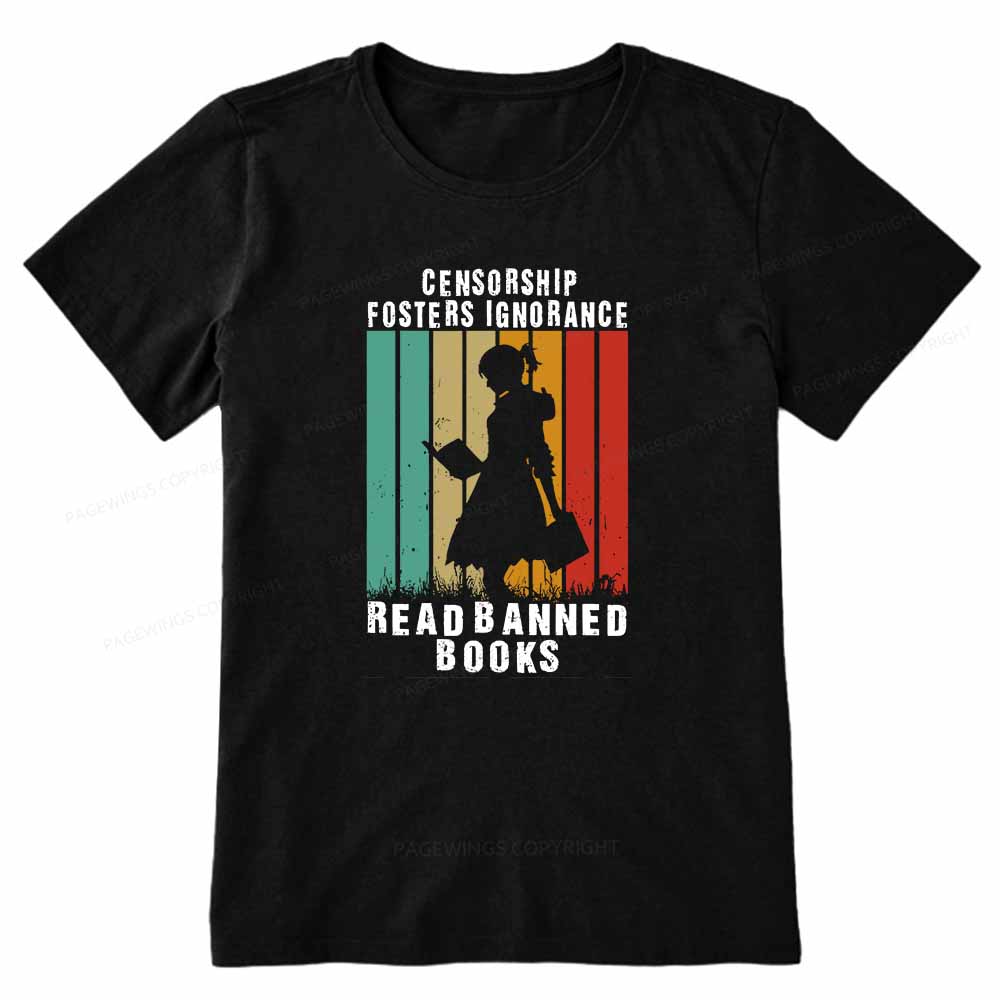 Pagewings Banned Books Vintage T-Shirt Unisex Classic T-shirt