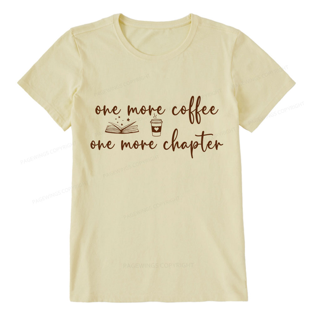 Pagewing Just One More Coffee and Books Unisex Classic T-shirt