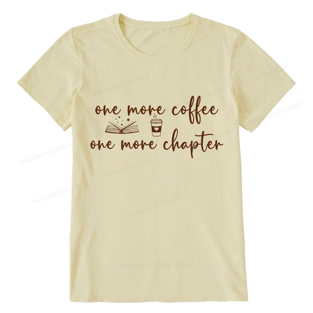 Pagewing Just One More Coffee and Books Unisex Classic T-shirt