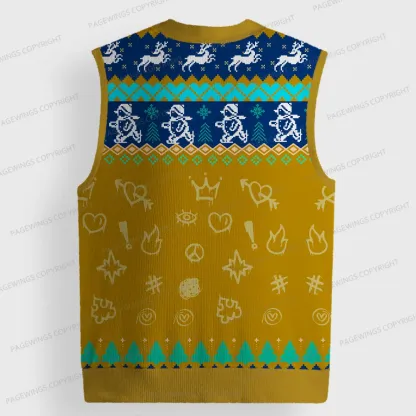 Pagewings Mongo Is Appalled Unisex V-Neck Ugly Knit Vest