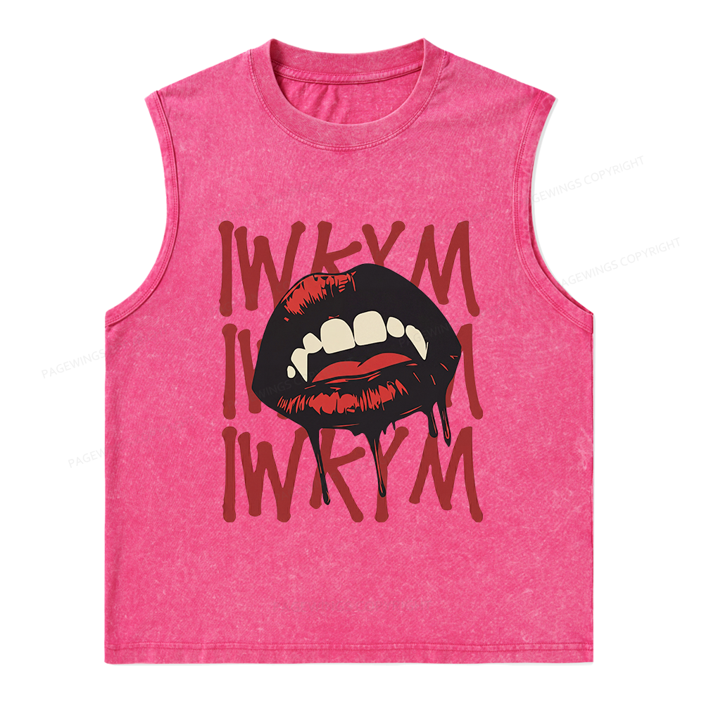 Pagewings Sci-Fi Novel Lover Unisex Washed Tank Top