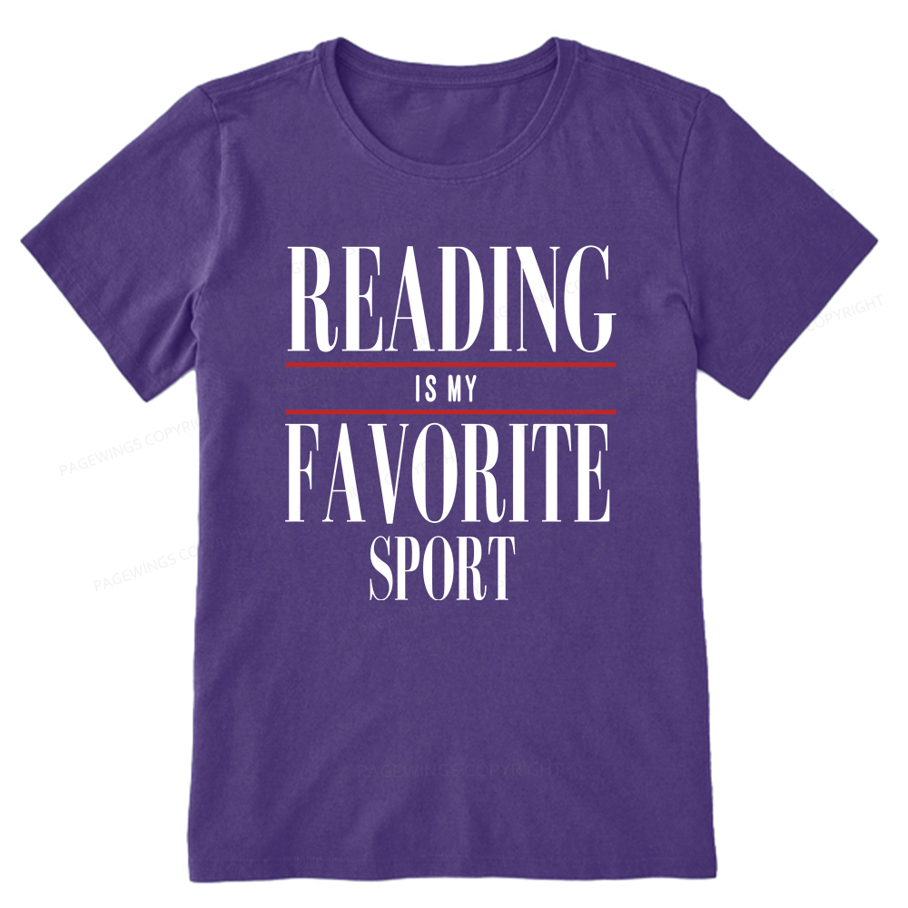 Pagewings Reading Is My Favorite Sport Unisex Classic T-shirt