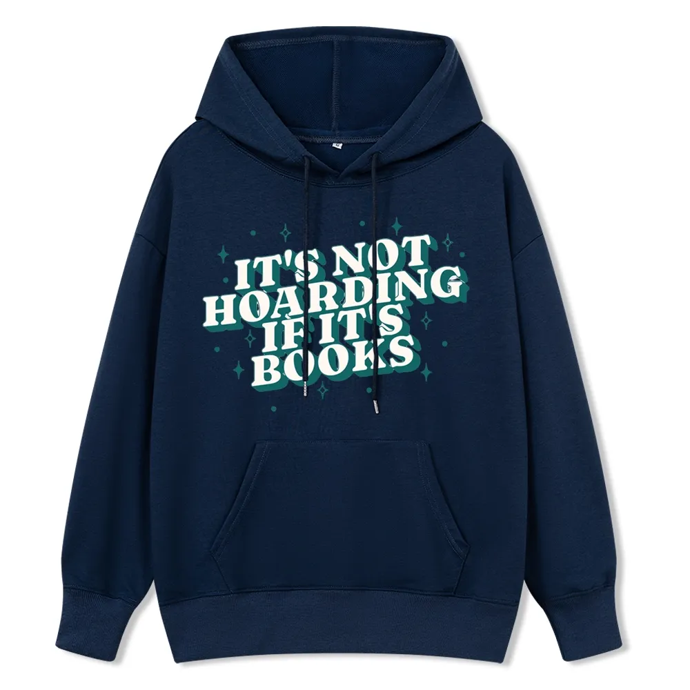 Pagewings It's Not Hoarding If It's Books Unisex Classic Hoodie