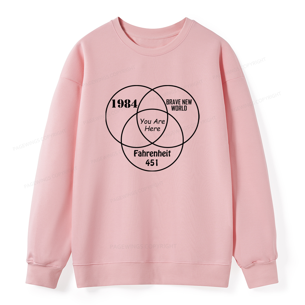 Pagewings I'm With The Banned Unisex Classic Sweatshirt