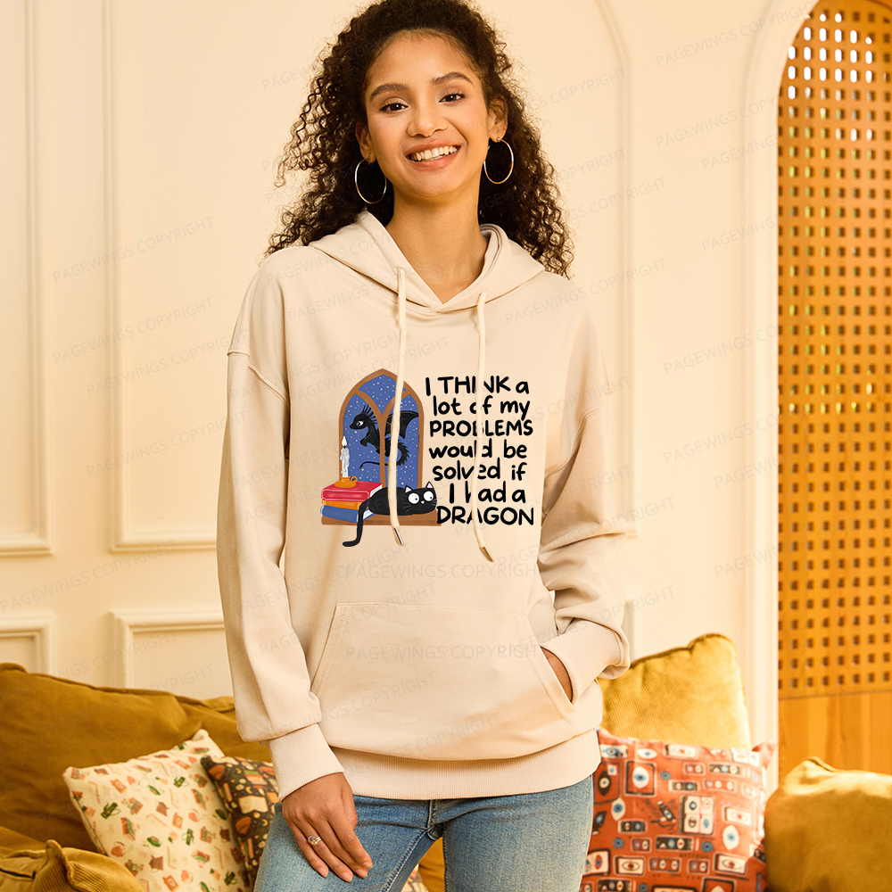 Pagewings If I Had A BookDragon Unisex Classic Hoodie