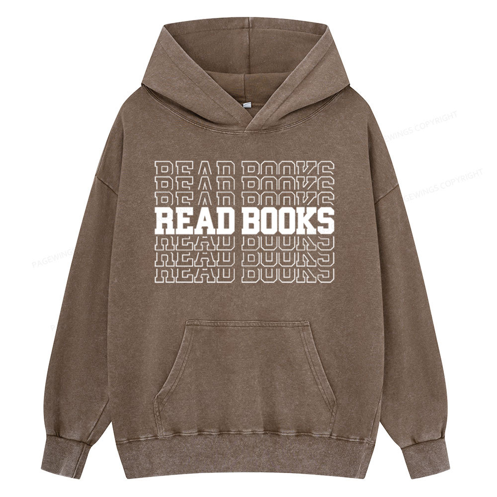Pagewings Week and Library Unisex Washed Hoodie