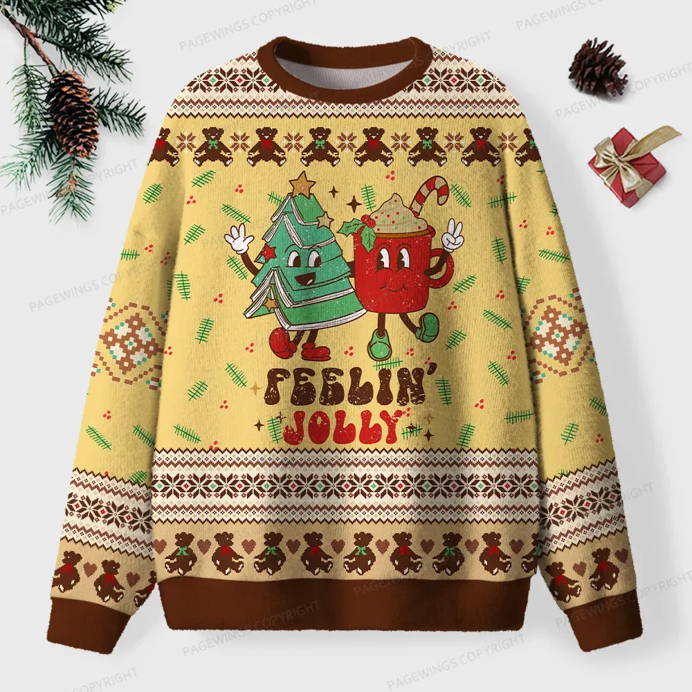 Pagewings Y’All Feelin’ Jolly Unisex Ugly Sweatshirt