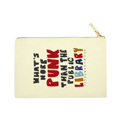 Pagewings What's More Punk Than The Public Library Pouch
